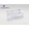 China Non Toxic Clear PVC Packaging Boxes Light Weight Cover + Base Gold Hot Stamping wholesale