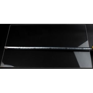 China Large transparent quartz glass optical plate  length 575mm or longer 1000mm wholesale