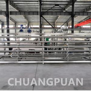 Tube In Tube UHT Sterilizer For Food Processing And Overseas Service