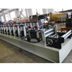 China Customized Cold Beam Rack Steel Roll Forming Machine With Fly Saw Cutting supplier
