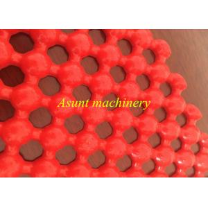 China Highly Output Pvc Plastic Mat Making Machine For Anti Slip Hollow Type Floor Mat / Carpet supplier