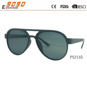 China Fashionable design round plastic sunglasses with UV 400 protection lens supplier