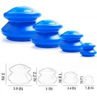 China 4 Pcs Different  Silicone Cupping Therapy Sets, Professionally Massager Cupping For Muscle , Joint Pain, Cellulite on sale