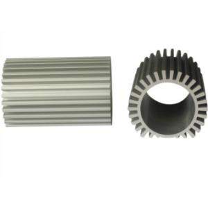 Silvery  Anodized Industrial Aluminum Profile , Aluminum Heat Sink / Aluminium Radiator