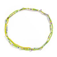 China Female Multi Layered Beaded Necklace Smooth , Portable Colorful Choker Necklace on sale