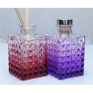 China luxury design empty reed aroma diffuser glass bottle supplier