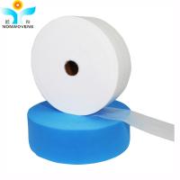 TNT 1.6m PP Non Woven Fabric 35gsm For Gown Roll Blue Color