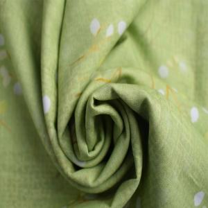55% Ramie 45% Cotton Blended Gauze Navy Blue T Shirt Cotton Fabric Pattern Super Soft