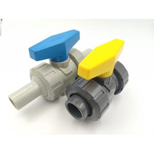 China Industrial Plastic PVC Compact Ball Valve Manual Control ISO 5211 supplier