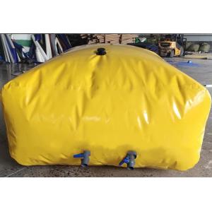 China 50m3 PVC Tarpaulin Collapsible Water Bladder For Agriculture Portable Water Tank wholesale