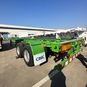 CIMC 20/40ft Container Skeleton 2/3/4 Axle Container Trailer Chassis for Sale