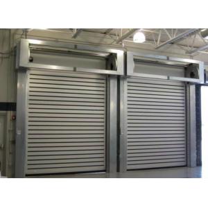 Motor Power 0.75KW High Speed Spiral Door Air Permeability≤2.0m3/ m2.s Opening Speed 0.8m/s Hard Fast Rolling up Door