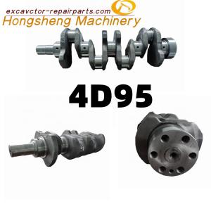 6204-31-1201 4D95 Excavator Engine Parts Komatsu Crankshaft 6205-31-1201