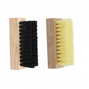 China Wood Hard Shoe Sole Cleaning Brush Pp Hair Medium Plastic Hair Soft Pig Hair supplier