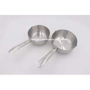 18cm Cookware metal saucepan cooking pot with steel handle stainless steel saucepan milk pan