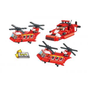 3 In 1 Transformer Fire Engine Building Blocks For Toddlers And Preschoolers