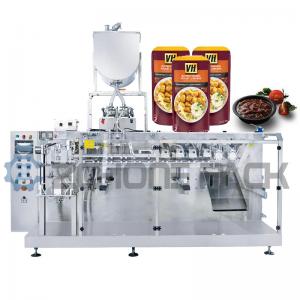 Double Feeding Horizontal Doypack Packing Machine 304L Stainless Steel