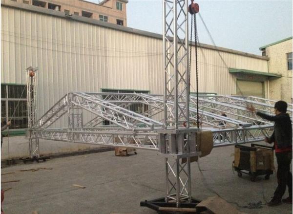 Square Smart Stage Aluminum Lighting Truss Light Weight For Exhibition