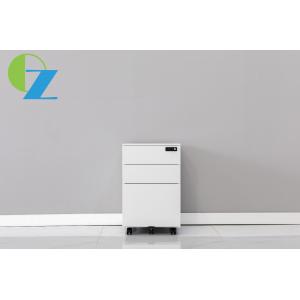 China W300 Steel Side Open Mobile Pedestal Filing Storage Cabinet 3 Drawers With Code Lock supplier