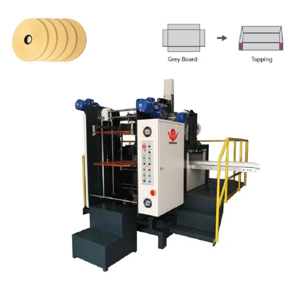 Rigid Box Four Corner Pasting Machine / Automatic Corner Pasting machine