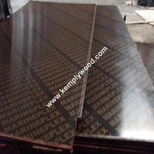 China 18mm finger joint core one time hot pressed film faced plywood, cheap construction shuttering plywood supplier