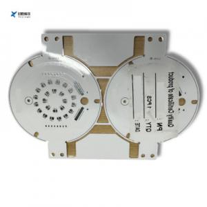 White Solder Mask Aluminum Pcb Board 1.8mm Thickness Hasl Lead Surface Finish