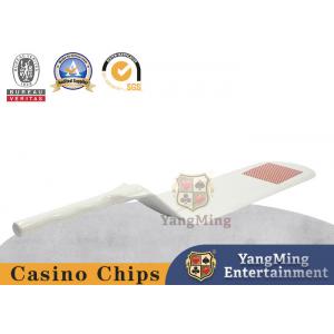 Club Custom ABS White Plastic Poker Plastic Gaming Table Give Card Shovel