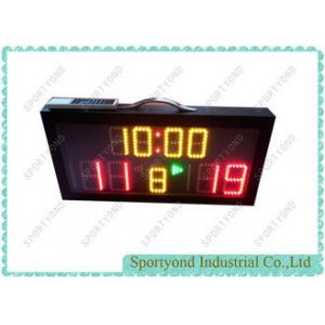 Mini Digital Electronic Scoreboard For Futsal / Handball , Multisport Scoreboard with Timer Display