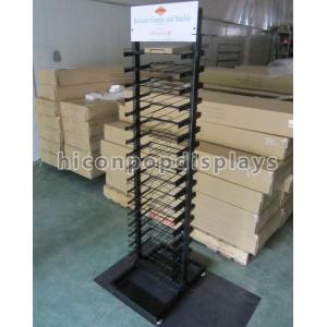 Flooring Stone Tile Display Racks / Black Store Display Racks