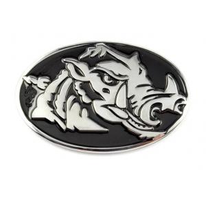 China Customized design your own metal emblem domed sticker car badge supplier