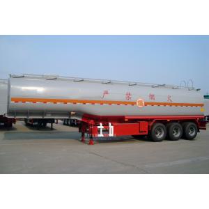 steel 42000 liters fuel oil tanker trailer with tri axle for sale