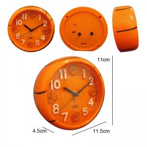 Mini basketball shape alarm clock