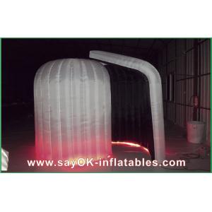 Photo Booth Led Lights Oxford Cloth Inflatable Photo Booth White Wedding Mobile Photo Booth
