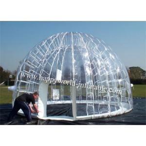 China inflatable clear dome tent , clear plastic tent , inflatable transparent tent supplier
