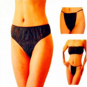 China Fashion XXS Bikini Disposable Adult Underwear 90gsm supplier