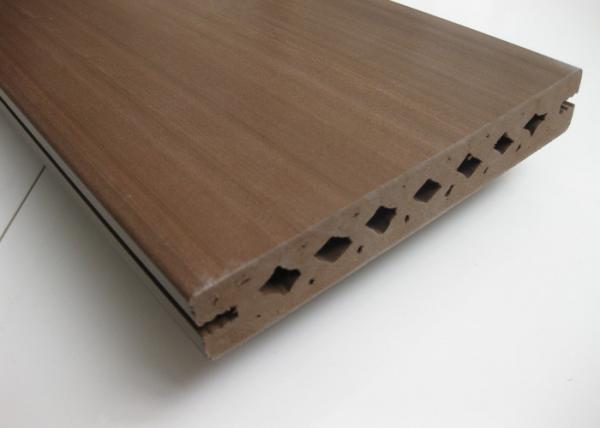 Eco friendly Hollow WPC Composite Decking / kitchen vinyl flooring