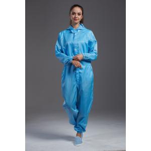 Autoclaved Dust Proof Overalls Reusable Gown Humanized Design For SMT Workshop