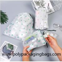 China 22*33cm Frosted PE Plastic Drawstring Pouch Bag on sale