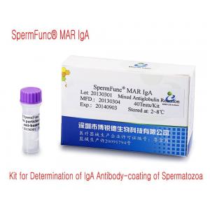 China 40T/Kit Male Diagnostic Kit For Determination Of IgA Antibody Coating Of Spermatozoa supplier