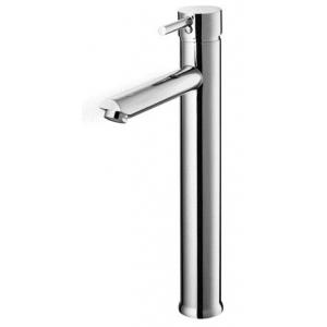 China Chrome Bathroom Basin Mixer Sink Taps Tall Counter Top Single Lever Single Hole supplier