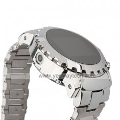 Montre fraîche de téléphone portable avec l'écran tactile de 1,5 pouces (Quadband)