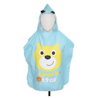 China Personalised Printed Microfiber Childrens Beach Poncho Hooded Towels 40x80cm on sale