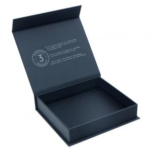 Hard Cardboard Gift Box Magnet Gold Foil Stamping Multipurpose