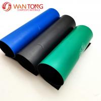 China 1mm 1.2mm 1.5mm HDPE Geomembrane for Dam or Artificial Lake Black Green Blue White on sale