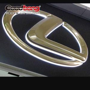 China LED Backlit Plastic Chrome Car Logo Letter supplier
