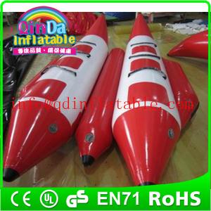 China Team water sports summer hot floating fly fish inflatable banana boat for sale supplier