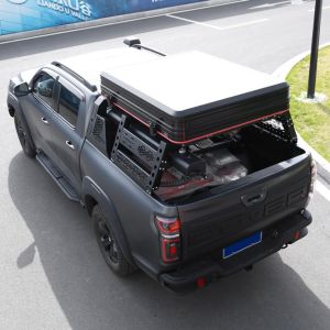 China GWM Ute POER Step Bar Heavy Duty Bed Rack for 4x4 Pick Up Truck Jeep Gladiator JT wholesale