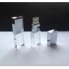 Promotional USB Stick Gift 8GB 16GB 10 ~ 30MB / S Durable Crystal With LED