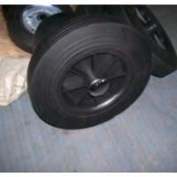 China 200mm Rubber Wheels Trash Can Replacement 240L Dust Bin Wheel on sale