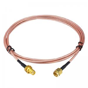 China ISO9001 Antenna Parts SMA Male To S MA Female Antenna Cable Wire supplier